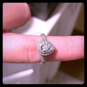 Teardrop diamond ring from BELK
